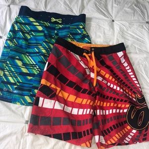 Bundle of boys swim trunks👕 NWOT Nike & Free coun